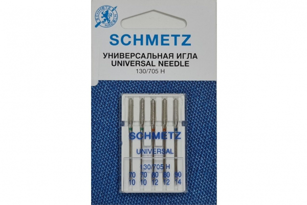 Иглы Schmetz универсальные (70x2, 80x2, 90x1), 5 шт в Железноводске