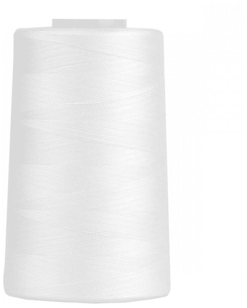 Нитки Sewing Thread 40/2 5000 ярд. цвет - белый 100% п/э в Железноводске