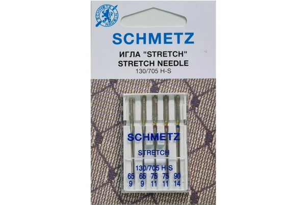 Иглы Schmetz стрейч combi (65x2, 75x2, 90x1), 5 шт в Железноводске